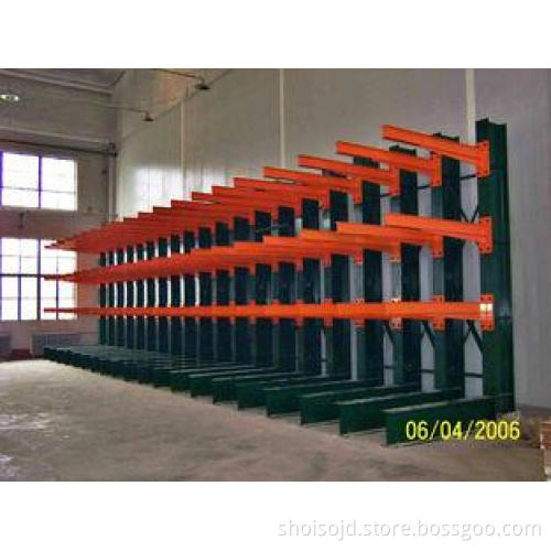 Powder Coating Finish Cantilever Racking System Warehouse V